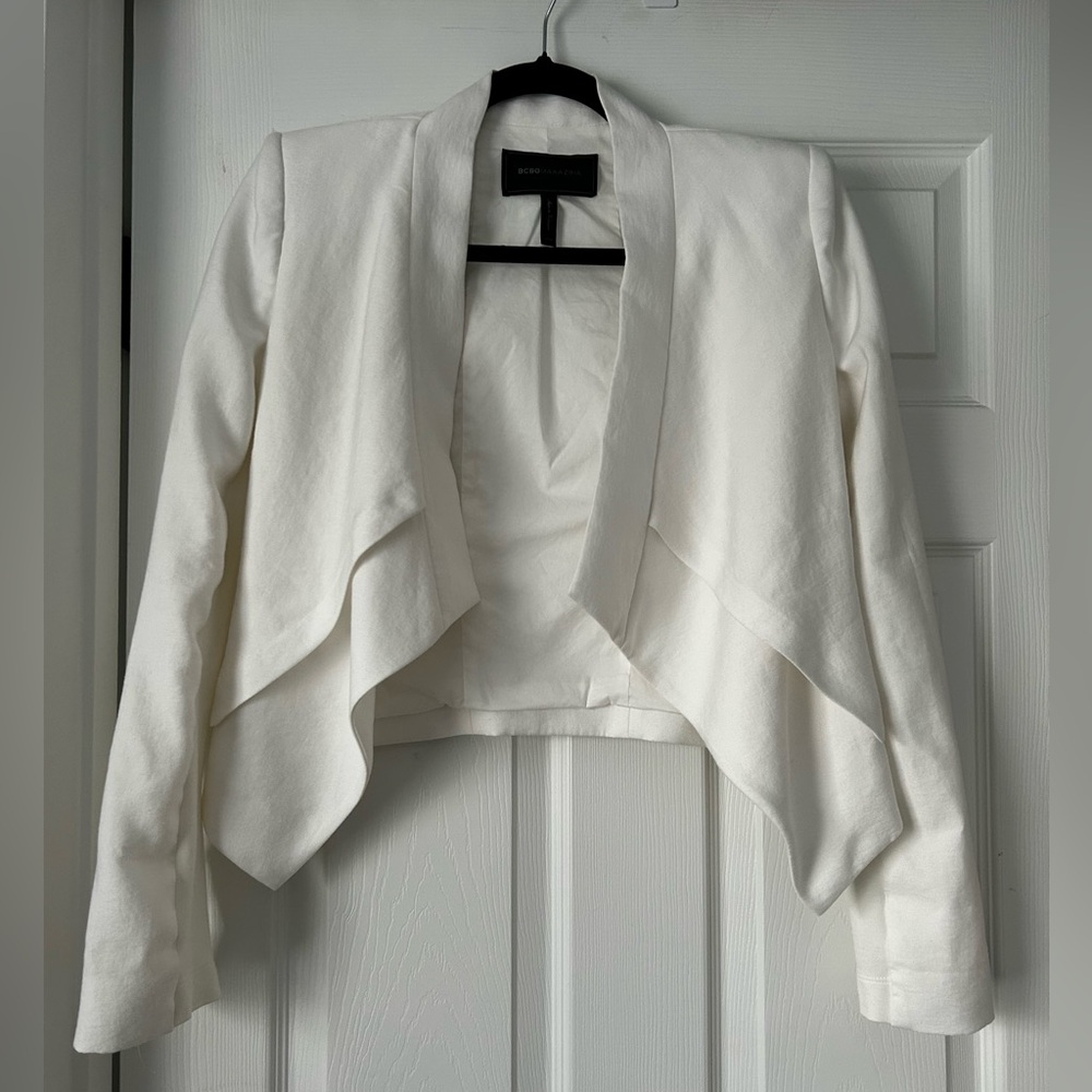 BCBGMaxAzria Cream Women's Blazer